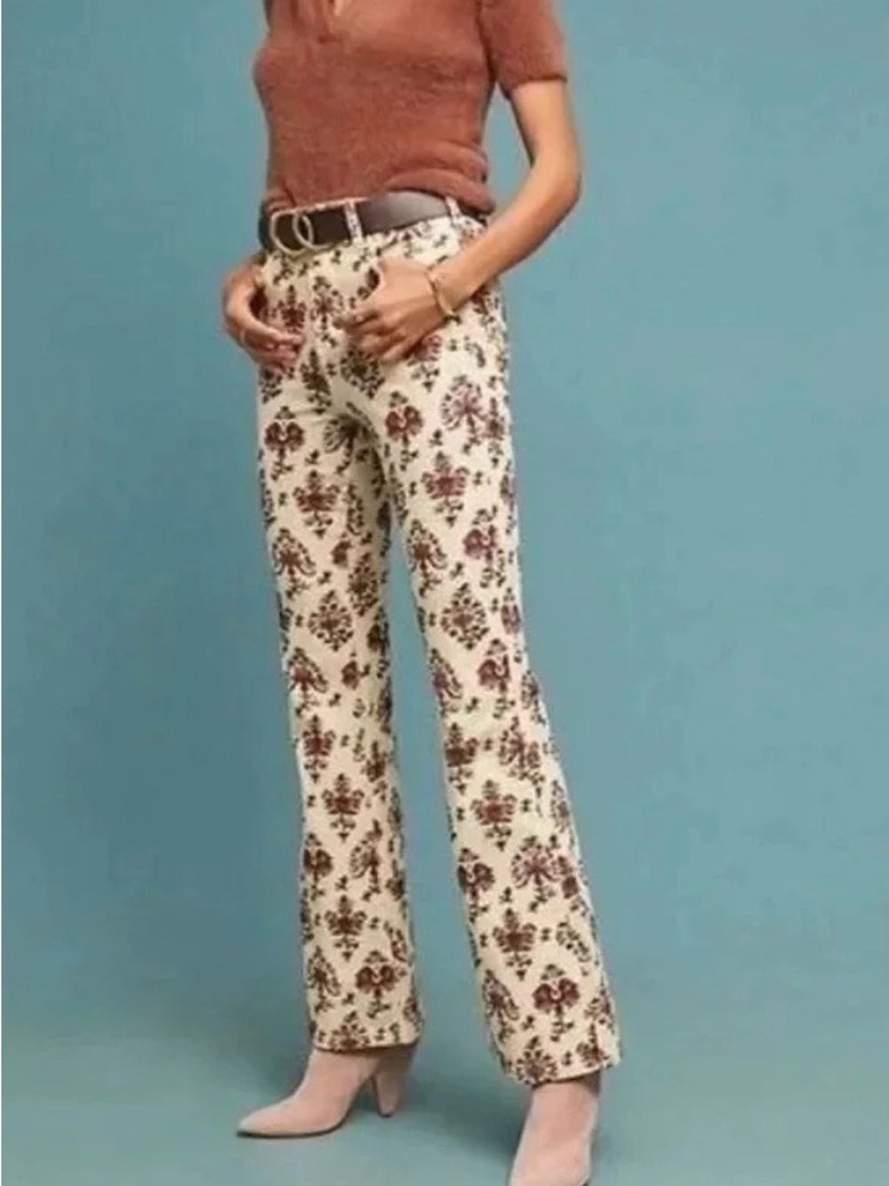 Anthropologie high rise pilcro corduroy pants